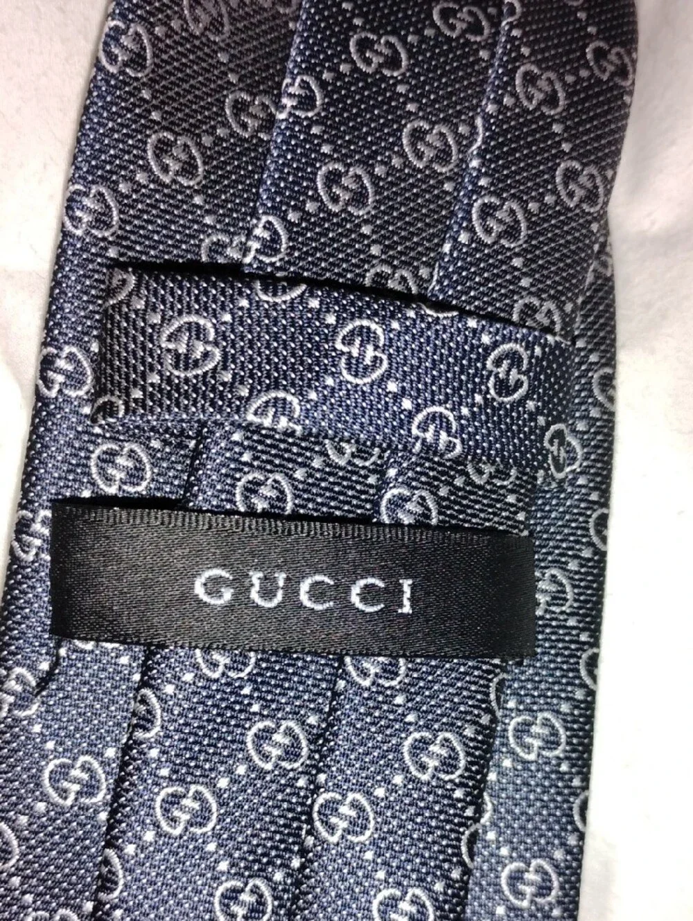 Gucci   Silk Tie with GG Monogram